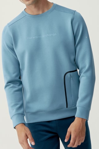 Sweat Yangtse - Azul-claro