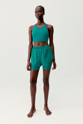 Soutien desportivo push-up Bikila - Verde-água