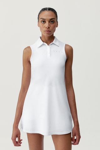 Vestido estilo patinadora Retro - Branco