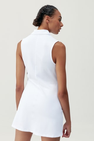 Vestido estilo patinadora Retro - Branco