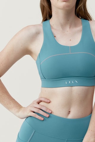 Soutien desportivo push-up Carole - Azul-claro