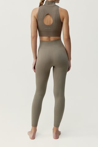 Crop-top push-up Dandara - Castanho