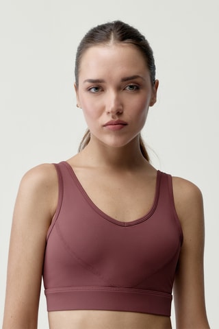 Crop-top push-up Devi - Castanho