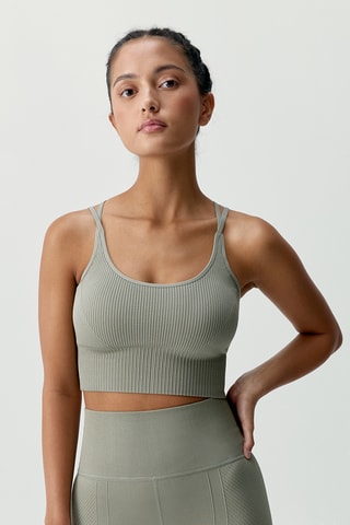 Crop-top push-up Devika - Cinzento