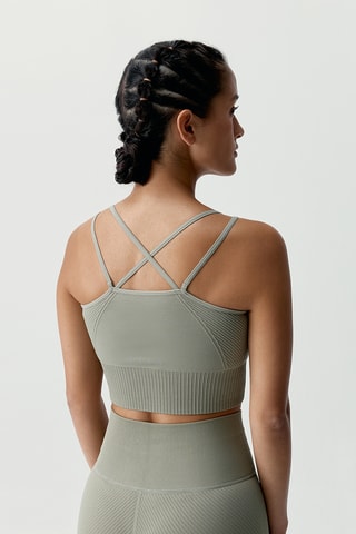 Crop-top push-up Devika - Cinzento