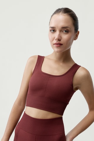Soutien desportivo push-up Idara - Bordô