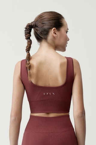 Soutien desportivo push-up Idara - Bordô