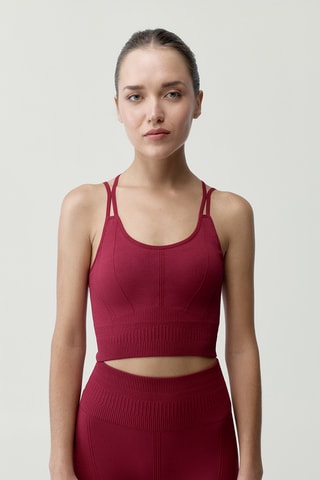 Soutien desportivo push-up Kamay - Bordô