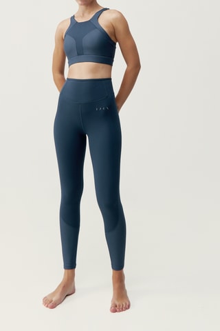 Soutien desportivo push-up Luana - Azul-petróleo