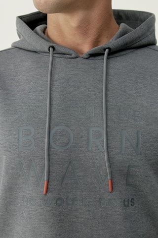 Sweat com capuz Waikato - Cinzento-escuro mesclado