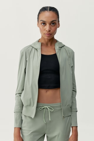 Casaco com capuz Airla - Verde