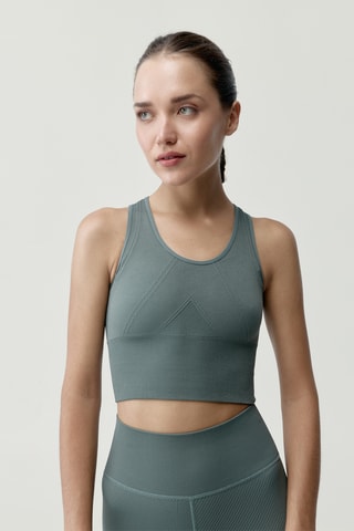 Top push-up - Cinzento-escuro