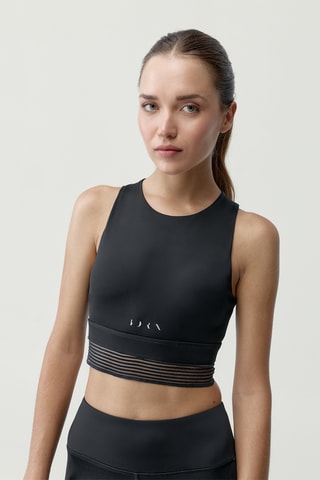 Crop top push-up Sakra - Preto