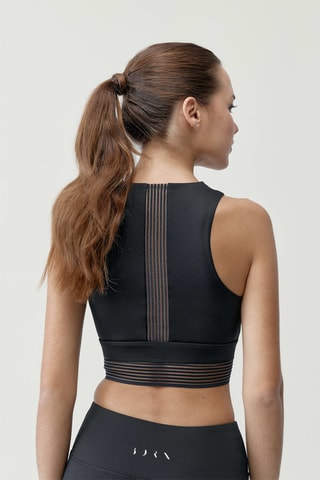 Crop top push-up Sakra - Preto