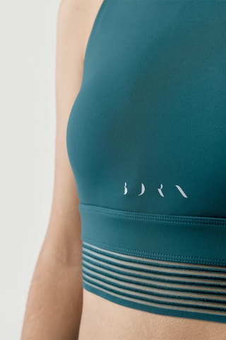 Crop top push-up Sakra - Azul-pato