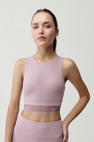 Crop top push-up Sakra - Rosa