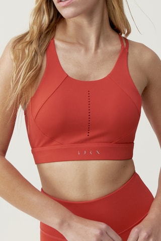 Soutien desportivo push-up Saril - Vermelho