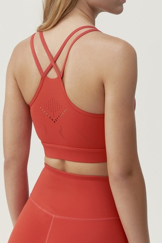 Soutien desportivo push-up Saril - Vermelho