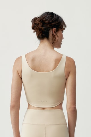 Crop top push-up Sayani - Bege