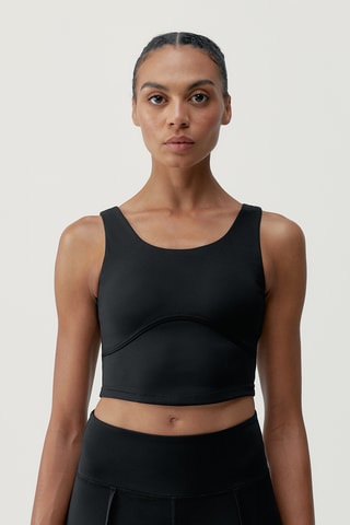 Crop top push-up Sayani - Preto