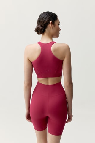 Parte de cima do biquíni push-up Soma - Vermelho