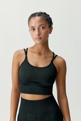Crop top push-up Sureya - Preto