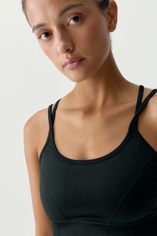 Crop top push-up Sureya - Preto