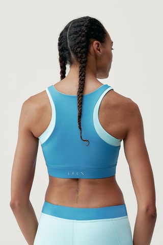 Soutien desportivo push-up reversível Xenia - Azul-celeste