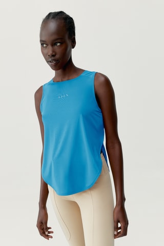 Top de treino Caliope - Azul-celeste