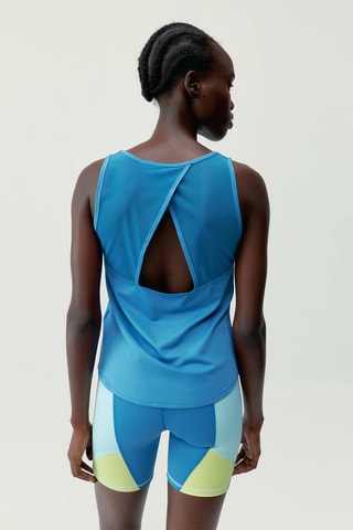 Camisola de alças Daila - Azul-cobalto