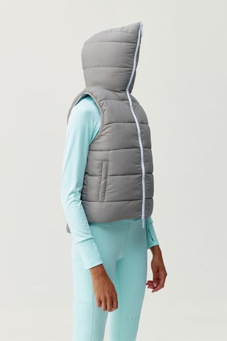 Colete acolchoado reversível Hazel - Cinzento