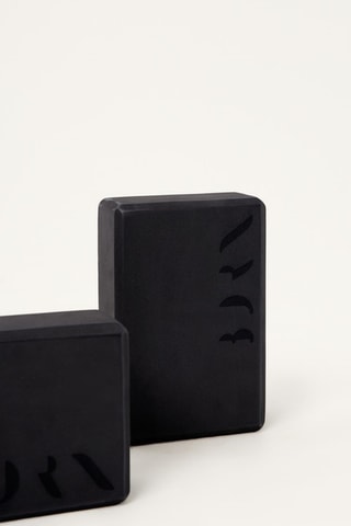 2 blocos de ioga - Preto