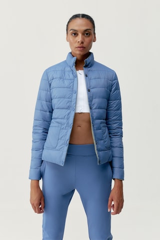 Blusão reversível Lyra - Verde e azul-claro