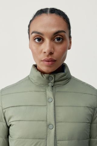 Blusão reversível Lyra - Verde e azul-claro