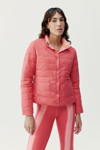 Blusão reversível Lyra - Coral