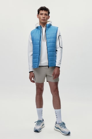 Colete acolchoado reversível Maine - Azul-claro