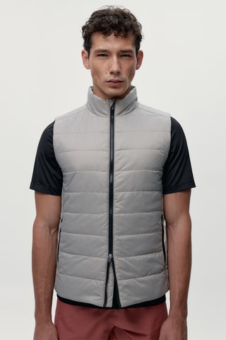 Colete acolchoado reversível Maine - Cinzento