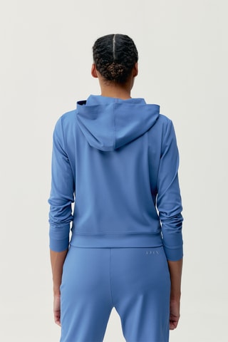 Casaco com capuz Nova - Azul-claro