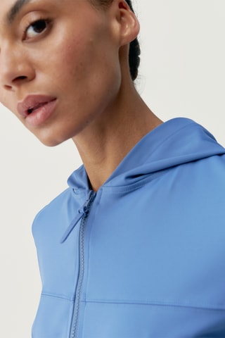 Casaco com capuz Nova - Azul-claro