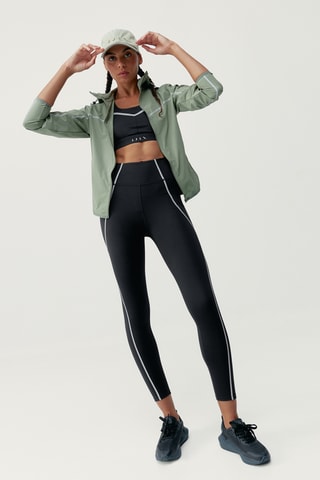 Corta-vento com capuz Ulani - Verde