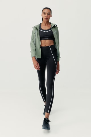 Corta-vento com capuz Ulani - Verde