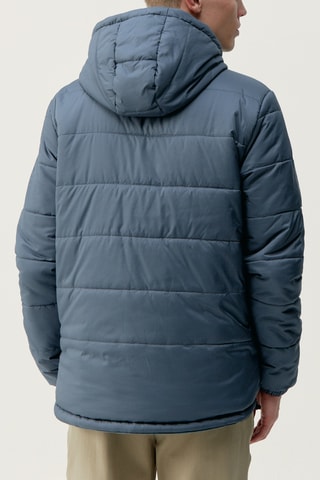 Blusão reversível Volga - Azul-acinzentado