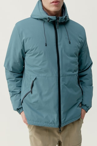 Blusão reversível Volga - Azul-acinzentado