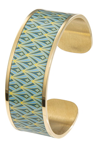 Armband Goudkleurig en Blauw