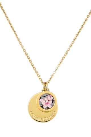 Ketting Goudkleurig en Roze