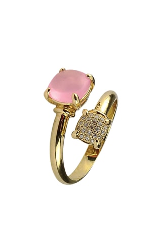 Ring - Zilver Doublé Goud 