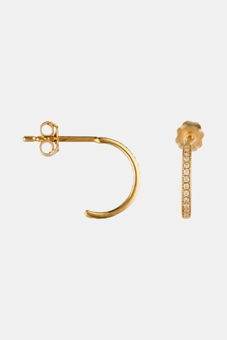 Orecchini a cerchio - Oro giallo 18 kt