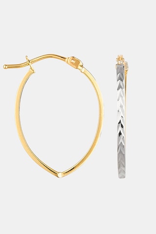 Argolas - Ouro amarelo e branco