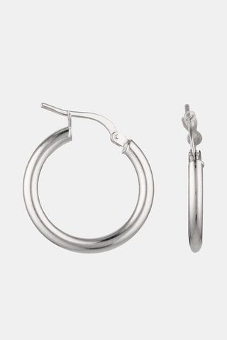 Argolas - Ouro branco 18 quilates