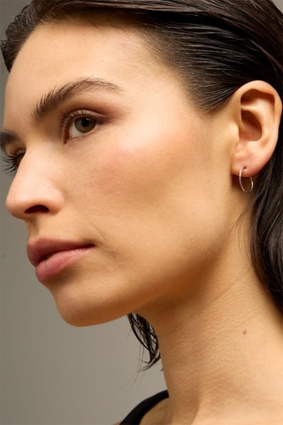 Argolas - Ouro branco 18 quilates